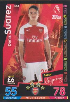 2018-19 Topps Match Attax Premier League Extra - New Signings #NS4 Denis Suarez Front