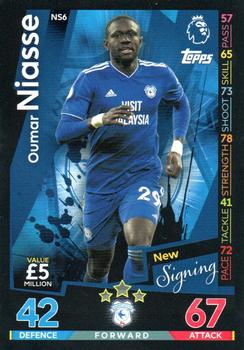 2018-19 Topps Match Attax Premier League Extra - New Signings #NS6 Oumar Niasse Front
