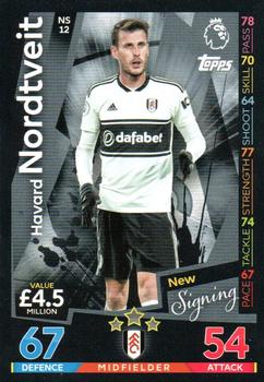 2018-19 Topps Match Attax Premier League Extra - New Signings #NS12 Havard Nordtveit Front