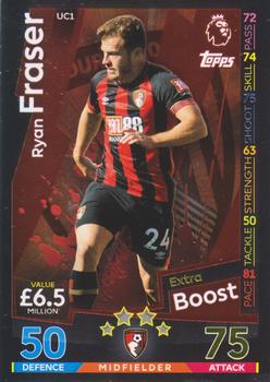 2018-19 Topps Match Attax Premier League Extra - Extra Boost #UC1 Ryan Fraser Front