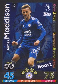 2018-19 Topps Match Attax Premier League Extra - Extra Boost #UC16 James Maddison Front