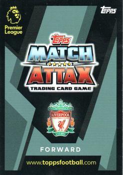 2018-19 Topps Match Attax Premier League Extra - Ballers #BL6 Sadio Mane Back