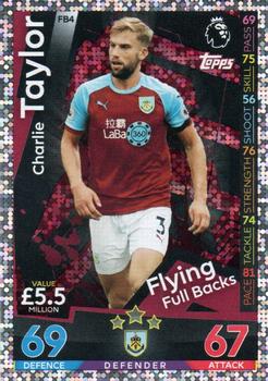 2018-19 Topps Match Attax Premier League Extra - Flying Full Backs #FB4 Charlie Taylor Front