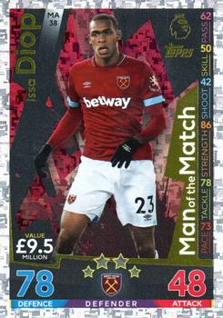 2018-19 Topps Match Attax Premier League Extra - Man of the Match #MA38 Issa Diop Front