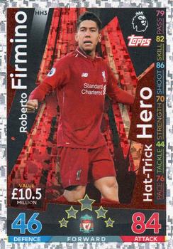 2018-19 Topps Match Attax Premier League Extra - Hat-Trick Heroes #HH3 Roberto Firmino Front