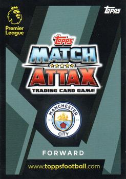 2018-19 Topps Match Attax Premier League Extra - Hat-Trick Heroes #HH4 Sergio Aguero Back