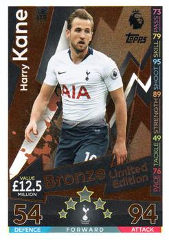 2018-19 Topps Match Attax Premier League Extra - Limited Edition Bronze #LE13B Harry Kane Front