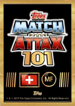 2018-19 Topps Match Attax 101 #32 Granit Xhaka Back