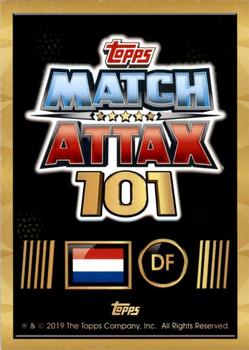 2018-19 Topps Match Attax 101 #37 Virgil van Dijk Back