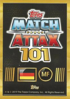 2018-19 Topps Match Attax 101 #68 Mesut Ozil Back