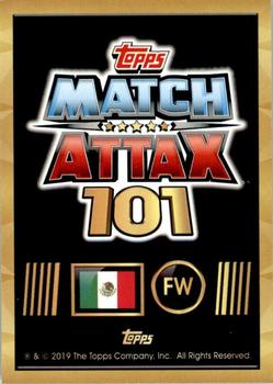 2018-19 Topps Match Attax 101 #72 Javier Hernandez Back