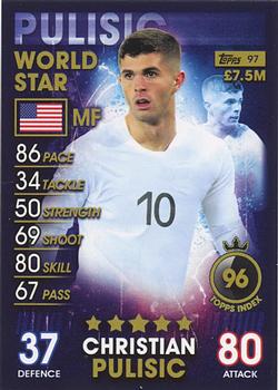 2018-19 Topps Match Attax 101 #97 Christian Pulisic Front