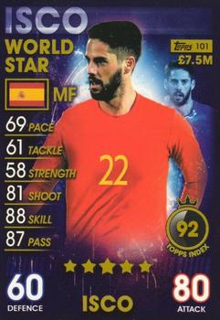 2018-19 Topps Match Attax 101 #101 Isco Front