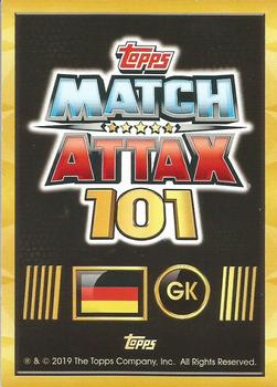 2018-19 Topps Match Attax 101 #110 Manuel Neuer Back