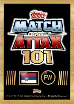 2018-19 Topps Match Attax 101 #115 Luka Jovic Back
