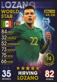 2018-19 Topps Match Attax 101 #119 Hirving Lozano Front