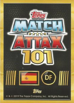 2018-19 Topps Match Attax 101 #127 Dani Carvajal Back