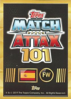 2018-19 Topps Match Attax 101 #134 Paco Alcacer Back