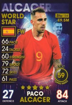 2018-19 Topps Match Attax 101 #134 Paco Alcacer Front