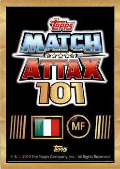 2018-19 Topps Match Attax 101 #135 Marco Verratti Back