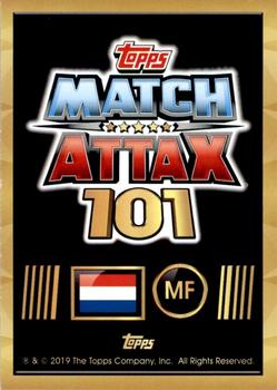 2018-19 Topps Match Attax 101 #145 Frenkie de Jong Back