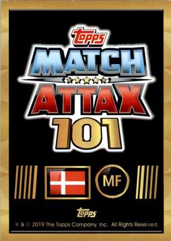 2018-19 Topps Match Attax 101 #158 Christian Eriksen Back