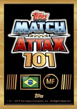 2018-19 Topps Match Attax 101 #159 Fernandinho Back