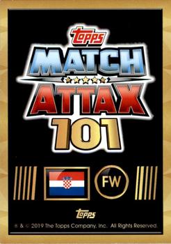 2018-19 Topps Match Attax 101 #162 Mario Mandzukic Back