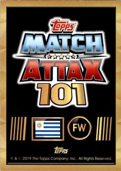 2018-19 Topps Match Attax 101 #165 Edinson Cavani Back