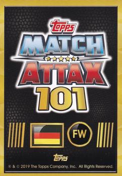 2018-19 Topps Match Attax 101 #166 Marco Reus Back
