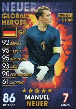 2018-19 Topps Match Attax 101 - Global Heroes #GH1 Manuel Neuer Front