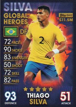 2018-19 Topps Match Attax 101 - Global Heroes #GH2 Thiago Silva Front