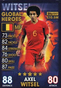 2018-19 Topps Match Attax 101 - Global Heroes #GH7 Axel Witsel Front