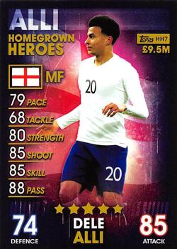 2018-19 Topps Match Attax 101 - Homegrown Heroes #HH7 Dele Alli Front