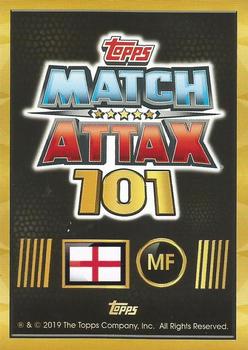 2018-19 Topps Match Attax 101 - Gold Limited Edition #LE2 Jesse Lingard Back