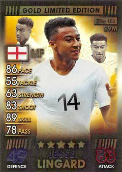 2018-19 Topps Match Attax 101 - Gold Limited Edition #LE2 Jesse Lingard Front