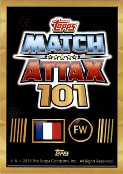 2018-19 Topps Match Attax 101 - Gold Limited Edition #LE4 Kylian Mbappe Back