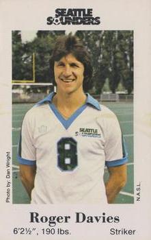 1980 Seattle Times/City of Seattle Fire Department Seattle Sounders #NNO Roger Davies Front