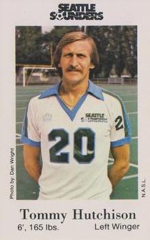 1980 Seattle Times/City of Seattle Fire Department Seattle Sounders #NNO Tommy Hutchison Front