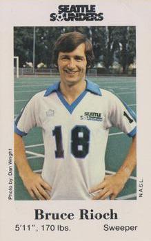 1980 Seattle Times/City of Seattle Fire Department Seattle Sounders #NNO Bruce Rioch Front