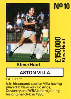1987 Boss Leisure - Emlyn Hughes' Team Tactix #10 Steve Hunt Front