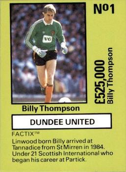 1987 Boss Leisure - Emlyn Hughes' Team Tactix #1 Billy Thomson Front