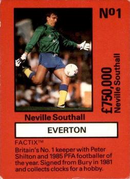 1987 Boss Leisure - Emlyn Hughes' Team Tactix #1 Neville Southall Front
