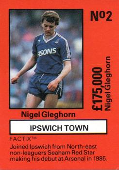 1987 Boss Leisure - Emlyn Hughes' Team Tactix #2 Nigel Gleghorn Front