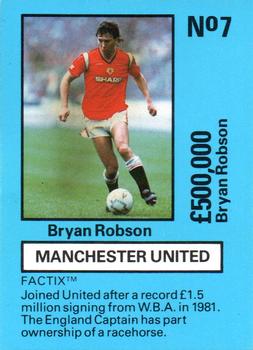 1987 Boss Leisure - Emlyn Hughes' Team Tactix #7 Bryan Robson Front