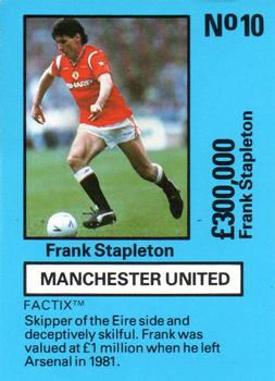 1987 Boss Leisure - Emlyn Hughes' Team Tactix #10 Frank Stapleton Front