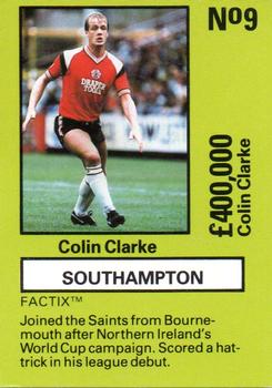 1987 Boss Leisure - Emlyn Hughes' Team Tactix #9 Colin Clarke Front