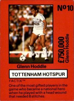 1987 Boss Leisure - Emlyn Hughes' Team Tactix #10 Glenn Hoddle Front