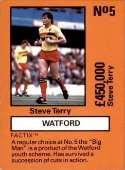 1987 Boss Leisure - Emlyn Hughes' Team Tactix #5 Steve Terry Front