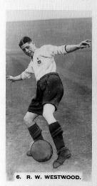 1934 Gallaher Footballers in Action #6 Ray Westwood Front